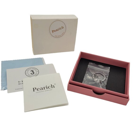 Pearich Opal Gold Vermeil Ring 925 Sterling Silver New Moon Sz 9.5 Original Box - Picture 5 of 6